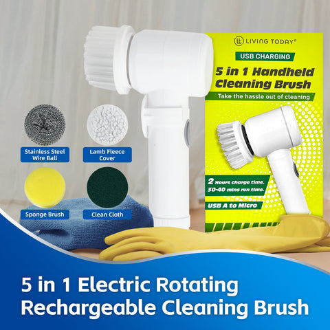 Darrahopens Home & Garden > BBQ > BBQ Cleaning 5-IN-1 ELECTRIC CLEANING BRUSH