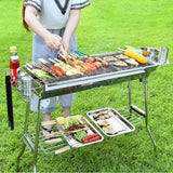 Darrahopens Home & Garden > BBQ BBQ Grill Barbecue Set Charcoal Kabob Stove Portable Foldable Camping Picnic