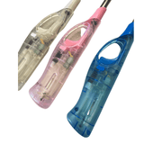 Darrahopens Home & Garden > BBQ > BBQ Tools 12x Clear Long Gas Lighter for BBQ Kitchen Cigarette w/ Safety Lock - Assorted Colours
