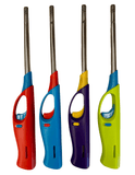 Darrahopens Home & Garden > BBQ > BBQ Tools 1x Long Gas Lighter for BBQ Kitchen Cigarette w/ Safety Lock - Assorted Colours