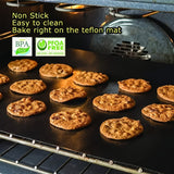 Darrahopens Home & Garden > BBQ > BBQ Tools 2-Pack 33x40cm Reusable Drip Guard for Ovens, Grills & Microwaves - High-Temperature Resistant Fiberglass Baking Sheet, Heavy Duty & Easy Clean