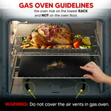 Darrahopens Home & Garden > BBQ > BBQ Tools 4-Pack 33x40cm Reusable Drip Guard for Ovens, Grills & Microwaves - High-Temperature Resistant Fiberglass Baking Sheet, Heavy Duty & Easy Clean