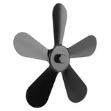 Darrahopens Home & Garden > BBQ > BBQ Tools 5 Blades Stove Fan Blade Aluminium Alloy Heat Powered Stove Fan Blades Replacement for Fireplace Fan Black In Australia - Darrahopens