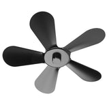 Darrahopens Home & Garden > BBQ > BBQ Tools 5 Blades Stove Fan Blade Aluminium Alloy Heat Powered Stove Fan Blades Replacement for Fireplace Fan Black In Australia - Darrahopens