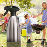 Darrahopens Home & Garden > BBQ > BBQ Tools 500ml Stainless Steel Cooking Oil Spray Bottle for BBQ and Kitchen Use