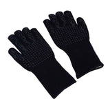Darrahopens Home & Garden > BBQ > BBQ Tools BBQ Gloves Fireproof Heat Resistant Prevent Slip Grilling Gloves for Microwave Oven Barbecue Baking Black In Australia - Darrahopens