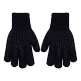 Darrahopens Home & Garden > BBQ > BBQ Tools BBQ Gloves Fireproof Heat Resistant Prevent Slip Grilling Gloves for Microwave Oven Barbecue Baking Black In Australia - Darrahopens