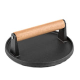 Darrahopens Home & Garden > BBQ > BBQ Tools Cast Iron Burger Press Making Hamburger Steak Meat Smasher Utensils Grill BBQ
