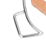 Darrahopens Home & Garden > BBQ > BBQ Tools Log Tongs Beech Wood Handle Stainless Steel Clamp High Temperature Resistance Fire Tong for Outdoor Camping Picnic In Australia - Darrahopens
