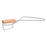 Darrahopens Home & Garden > BBQ > BBQ Tools Log Tongs Beech Wood Handle Stainless Steel Clamp High Temperature Resistance Fire Tong for Outdoor Camping Picnic In Australia - Darrahopens