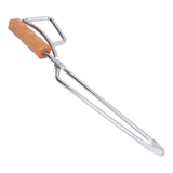 Darrahopens Home & Garden > BBQ > BBQ Tools Log Tongs Beech Wood Handle Stainless Steel Clamp High Temperature Resistance Fire Tong for Outdoor Camping Picnic In Australia - Darrahopens