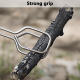 Darrahopens Home & Garden > BBQ > BBQ Tools Long, sturdy, and heat-resistant charcoal tongs for grilling food. Made of stainless steel, these portable tongs are suitable for outdoor grilling, charcoal, and fire pits.