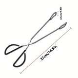 Darrahopens Home & Garden > BBQ > BBQ Tools Long, sturdy, and heat-resistant charcoal tongs for grilling food. Made of stainless steel, these portable tongs are suitable for outdoor grilling, charcoal, and fire pits.