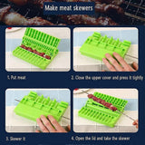 Darrahopens Home & Garden > BBQ > BBQ Tools Multifunction Barbecue Meat Skewer Machine