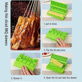 Darrahopens Home & Garden > BBQ > BBQ Tools Multifunction Barbecue Meat Skewer Machine