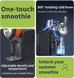 Darrahopens Home & Garden > BBQ > BBQ Tools Slushie Machine for Home, No Ice Needed Frozen Drink Maker with 6 Preset Modes, 1.8L Capacity, LED Display, Self-Cleaning, Ideal for Margaritas, Milkshakes, Smoothies & Parties — Gray