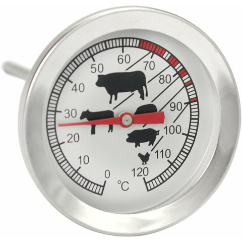 Darrahopens Home & Garden > BBQ > BBQ Tools Stainless Steel ROasting Thermometer - Analog Meat Thermometer Up To 120°C - Bbq Thermometer - Meat Needle