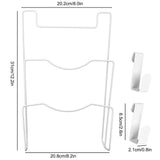 Darrahopens Home & Garden > BBQ > BBQ Tools Wrought Iron Cabinet Door Mount Pot Lid Organizer Cutting Board Holder Kitchen Cookware Storage In Australia - Darrahopens