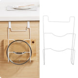 Darrahopens Home & Garden > BBQ > BBQ Tools Wrought Iron Cabinet Door Mount Pot Lid Organizer Cutting Board Holder Kitchen Cookware Storage In Australia - Darrahopens