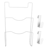 Darrahopens Home & Garden > BBQ > BBQ Tools Wrought Iron Cabinet Door Mount Pot Lid Organizer Cutting Board Holder Kitchen Cookware Storage In Australia - Darrahopens