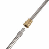 Darrahopens Home & Garden > BBQ > BBQs & Accessories 13 Inch Pressure Washer Surface Cleaner 2500PSI Working Pressure 1/4 Inch Quick Plug with 2 Extension Wand Attachments In Australia - Darrahopens