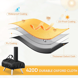 Darrahopens Home & Garden > BBQ > BBQs & Accessories 420D Oxford Waterproof Pizza Oven Cover with Carry Handles, Custom Fit for Aidpiza 12 Outdoor Pizza Oven