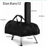420D Oxford Waterproof Pizza Oven Cover with Carry Handles, Custom Fit for Ooni Karu 12 Outdoor Pizza Oven