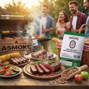 Darrahopens Home & Garden > BBQ > BBQs & Accessories ASMOKE 19kg (40lbs) Premium Apple Wood BBQ Smoker Pellets Bulk Bundle (8 x 2.27kg Bags)