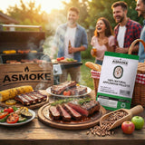 Darrahopens Home & Garden > BBQ > BBQs & Accessories ASMOKE 19kg (40lbs) Premium Apple Wood BBQ Smoker Pellets Bulk Bundle (8 x 2.27kg Bags)