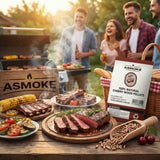 Darrahopens Home & Garden > BBQ > BBQs & Accessories ASMOKE 19kg (40lbs) Premium Cherry Wood BBQ Smoker Pellets Bulk Bundle (8 x 2.27kg Bags)