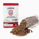 Darrahopens Home & Garden > BBQ > BBQs & Accessories ASMOKE 19kg (40lbs) Premium Cherry Wood BBQ Smoker Pellets Bulk Bundle (8 x 2.27kg Bags)