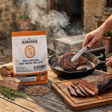 Darrahopens Home & Garden > BBQ > BBQs & Accessories ASMOKE 19kg (40lbs) Premium Oak Wood BBQ Smoker Pellets Bulk Bundle (8 x 2.27kg Bags)