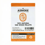 Darrahopens Home & Garden > BBQ > BBQs & Accessories ASMOKE 19kg (40lbs) Premium Oak Wood BBQ Smoker Pellets Bulk Bundle (8 x 2.27kg Bags)