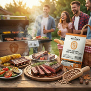 Darrahopens Home & Garden > BBQ > BBQs & Accessories ASMOKE 19kg (40lbs) Premium Oak Wood BBQ Smoker Pellets Bulk Bundle (8 x 2.27kg Bags)