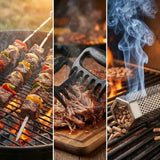Darrahopens Home & Garden > BBQ > BBQs & Accessories ASMOKE Essential Smart Portable Wood Pellet Grill & 3pc BBQ Tool Set & 5lb Applewood Pellets