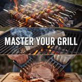 Darrahopens Home & Garden > BBQ > BBQs & Accessories ASMOKE Essential Smart Portable Wood Pellet Grill & Pitmaster Accessory Bundle - Includes 10x Skewers, Heavy-Duty Meat Claws, Smoke Tube & 20lb Applewood Pellets