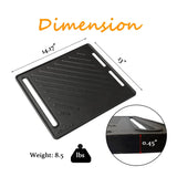 Darrahopens Home & Garden > BBQ > BBQs & Accessories ASMOKE Pre-Seasoned Matte Enamel Cast Iron Reversible Grill/Griddle