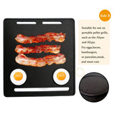 Darrahopens Home & Garden > BBQ > BBQs & Accessories ASMOKE Pre-Seasoned Matte Enamel Cast Iron Reversible Grill/Griddle