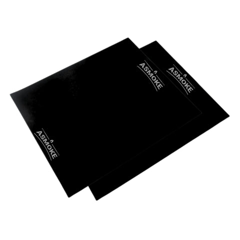 Darrahopens Home & Garden > BBQ > BBQs & Accessories ASMOKE Premium Copper & Black BBQ Grill Mats (2-Pack) - Non-Stick PTFE Coating, Cooking Mats| Reusable and Easy to Clean