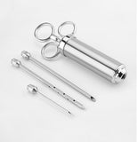 Darrahopens Home & Garden > BBQ > BBQs & Accessories ASMOKE Stainless Steel Meat Injector Syringe Kit