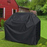 Darrahopens Home & Garden > BBQ > BBQs & Accessories Bbq Cover, Waterproof Anti-Uv Barbecue Cover 210D Oxford Cloth Bbq Protective Cover Grill Cover - 170 61 117Cm, Black