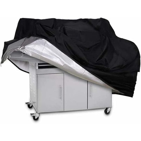 Darrahopens Home & Garden > BBQ > BBQs & Accessories Bbq Cover, Waterproof Anti-Uv Barbecue Cover 210D Oxford Cloth Bbq Protective Cover Grill Cover - 170 61 117Cm, Black