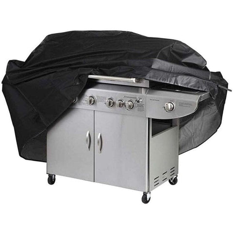 Darrahopens Home & Garden > BBQ > BBQs & Accessories BBQ Grill Cover Anti-UV Waterproof Moisture Resistant with Storage Bag Compatible with Weber Black 170 x 61 x 117 cm