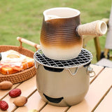 Darrahopens Home & Garden > BBQ > BBQs & Accessories Grill - Portable Charcoal Grill - Mini Stainless Steel Charcoal Grill - Small Outdoor Grill - Suitable for Camping, Backyard BBQs, RVs and Picnics (Purple)
