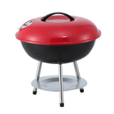 Darrahopens Home & Garden > BBQ > BBQs & Accessories Grillz Charcoal BBQ Grill Portable with Lid for Camping Outdoor