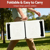 Darrahopens Home & Garden > BBQ > BBQs & Accessories Grillz Portable BBQ Grill w/ Stainless Steel Racks & Pans for Outdoor