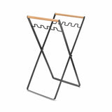 Darrahopens Home & Garden > BBQ > BBQs & Accessories Outdoor Portable Wooden Folding Garbage Rack Picnic Barbecue Plastic Bag Holder