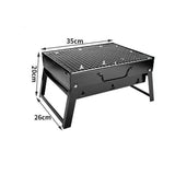 Darrahopens Home & Garden > BBQ > BBQs & Accessories Portable Foldable Charcoal BBQ Grill for Outdoor Camping Picnic and Hibachi Cooking