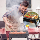 Darrahopens Home & Garden > BBQ > BBQs & Accessories Portable Foldable Charcoal BBQ Grill for Outdoor Camping Picnic and Hibachi Cooking