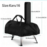 Premium 420D Waterproof Pizza Oven Cover with Carry Handles for Ooni Karu 16 Outdoor Pizza Oven